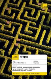 Cover of Welsh (Teach Yourself Languages) by Christine Jones