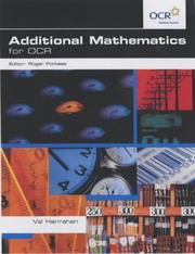 Cover of Additional Mathematics for Ocr by Val Hanrahan