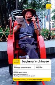 Cover of Beginner's Chinese (Teach Yourself Languages) by Elizabeth Scurfield