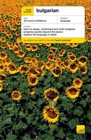 Cover of Bulgarian (Teach Yourself Languages) by Michael Holman
