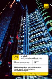 Cover of Teach Yourself English for International Business (Teach Yourself Languages) by Nick Andon