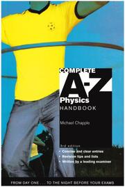 Front cover of Complete A-z Physics Handbook (A-Z Series) by Michael Chapple