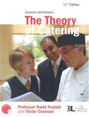 Front cover of Cese rani and Kinton's the theory of catering by David Foskett