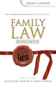 Front cover of Family Law (Key Facts) by Helen Conway