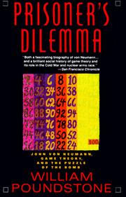 Cover of Prisoner's dilemma by William Poundstone