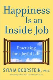 Front cover of Happiness Is an Inside Job by Sylvia Boorstein