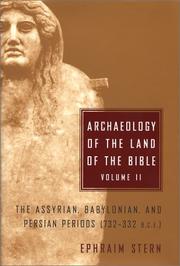 Front cover of Archaeology of the land of the Bible by Amihay Mazar
