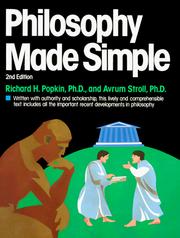 Cover of Philosophy made simple by Richard Henry Popkin