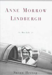 Cover of Anne Morrow Lindbergh by Susan Hertog