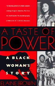 Cover of A Taste of Power by Elaine Brown