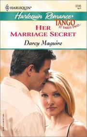 Front cover of Her marriage secret by Darcy Maguire
