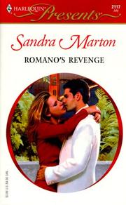 Front cover of Romano's Revenge by Sandra Marton