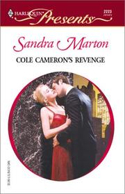 Front cover of Cole Cameron'S Revenge (Red Hot Revenge) by Sandra Marton