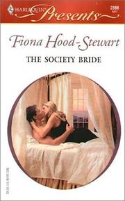 Cover of The Society Bride by Fiona Hood-Stewart
