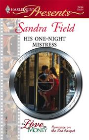 Front cover of His One-Night Mistress by Jill MacLean