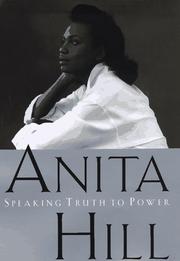 Front cover of Speaking truth to power by Anita Hill