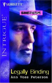 Cover of Legally Binding (Harlequin Intrigue No. 780)(Shotgun Sallys) by Ann Voss Peterson