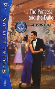 Front cover of The Princess and the Duke by Allison Leigh