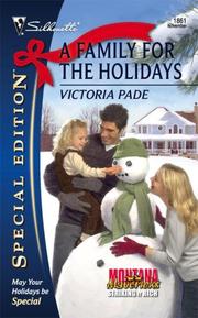 Cover of A Family For The Holidays by Victoria Pade
