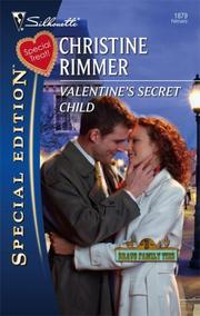 Cover of Valentine's Secret Child by Christine Rimmer