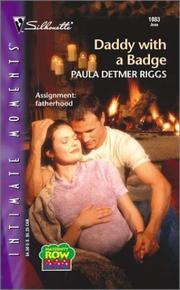Cover of Daddy With A Badge (Maternity Row) by Paula Detmer Riggs