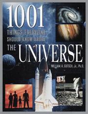 Front cover of 1001 things everyone should know about the universe by William A. Gutsch Jr.