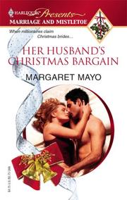 Front cover of Her Husband's Christmas Bargain by Margaret Mayo