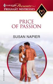 Front cover of Price of Passion by Susan Napier