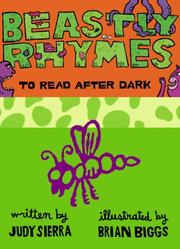 Front cover of Beastly Rhymes to Read After Dark by Judy Sierra
