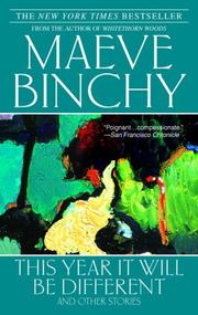 Cover of This Year It Will Be Different by Maeve Binchy