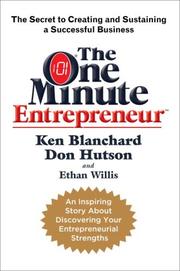 Front cover of The One Minute Entrepreneur by Ken Blanchard
