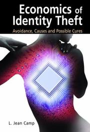 Front cover of Economics of Identity Theft by L. Jean Camp
