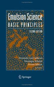 Cover of Emulsion science by Fernando Leal-Calderon