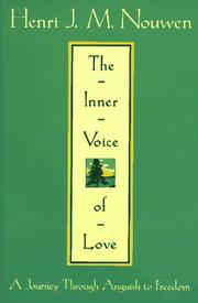 Front cover of The Inner Voice of Love by Henri Nouwen