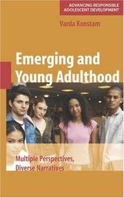 Cover of Emerging and Young Adulthood by Varda Konstam
