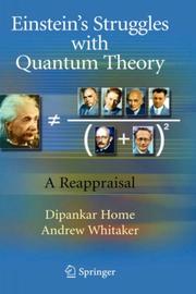 Cover of Einstein's struggles with quantum theory by Dipankar Home