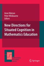 Front cover of New directions for situated cognition in mathematics education by Anne Watson