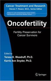 Front cover of Oncofertility by Teresa K. Woodruff