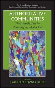 Cover of Authoritative Communities by Kathleen Kovner Kline