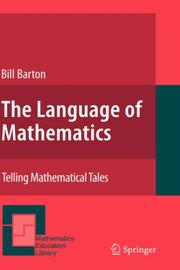 Front cover of The Language of Mathematics by Bill Barton