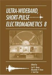Front cover of Ultra-wideband, short-pulse electromagnetics 8 by Alexander P. Stone