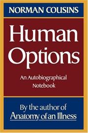 Cover of Human Options by Norman Cousins