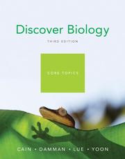Front cover of Discover Biology, Core Topics by Michael L. Cain