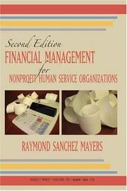 Cover of Financial Management for Nonprofit Human Service Organizations by Raymond Sanchez Mayers