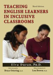 Cover of Teaching English Learners in Inclusive Classrooms by Elva Duran