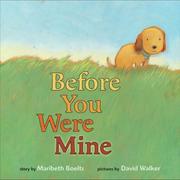 Cover of Before you were mine by Maribeth Boelts
