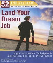 Front cover of Land your dream job by John Middleton