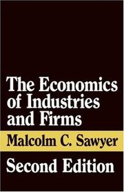 Cover of The Economics of Industries and Firms by Malcolm Sawyer