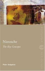 Cover of Nietzsche by P. Sedwick