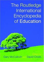 Front cover of Routledge Encyclopedia of International Education by Gary McCulloch: